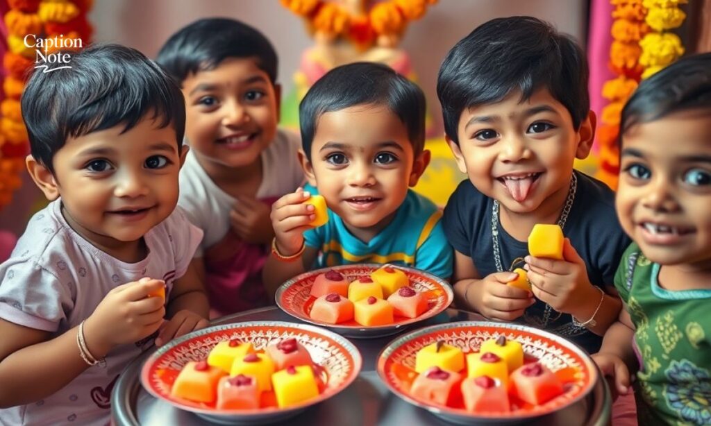 Cute Kids Modak Lines