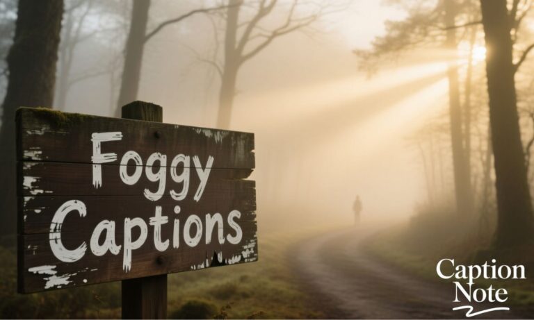 Foggy Captions For Instagram