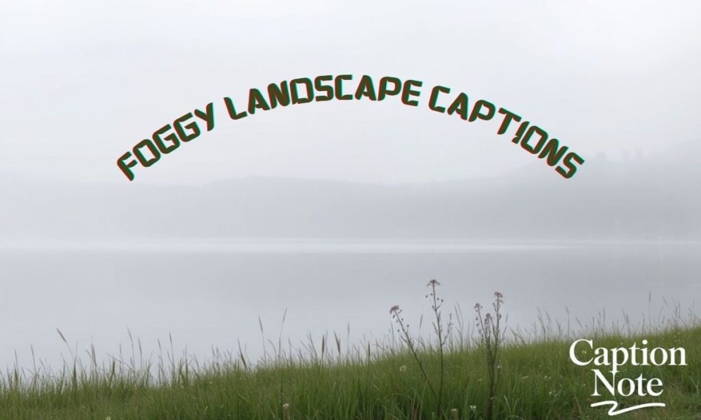 Foggy Landscape Captions