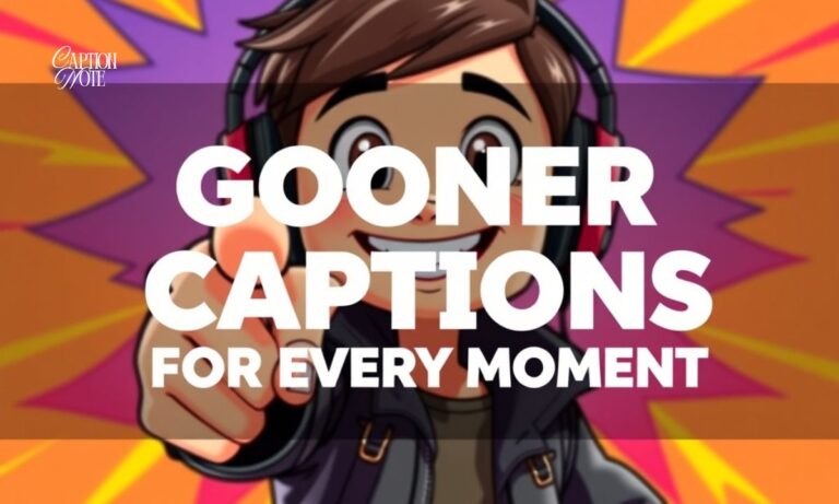 Gooner Captions