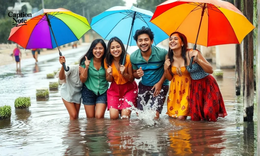 Monsoon Captions for Friends