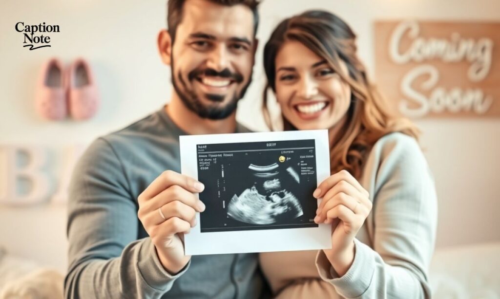 Romantic Baby Announcement Captions