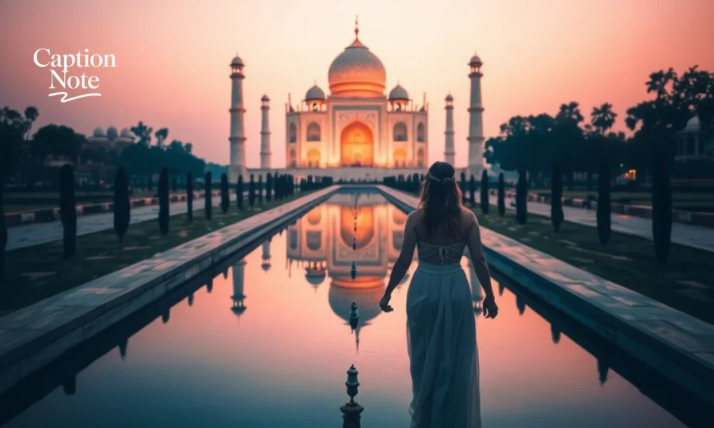 Romantic Taj Mahal Captions for Instagram