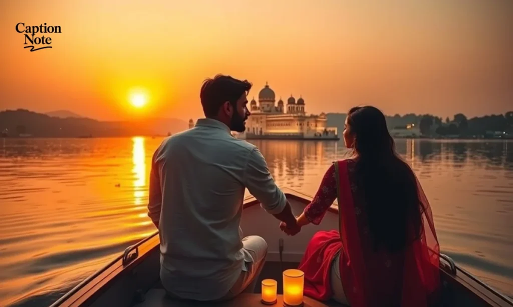 Romantic Udaipur Captions