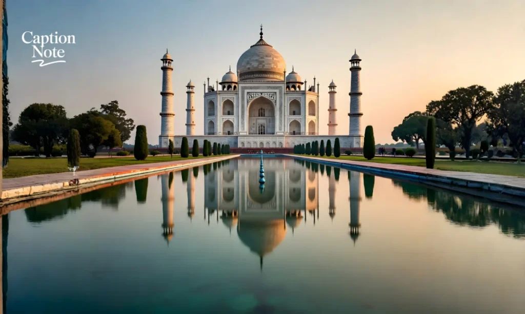 Taj Mahal Captions for Instagram in Hindi