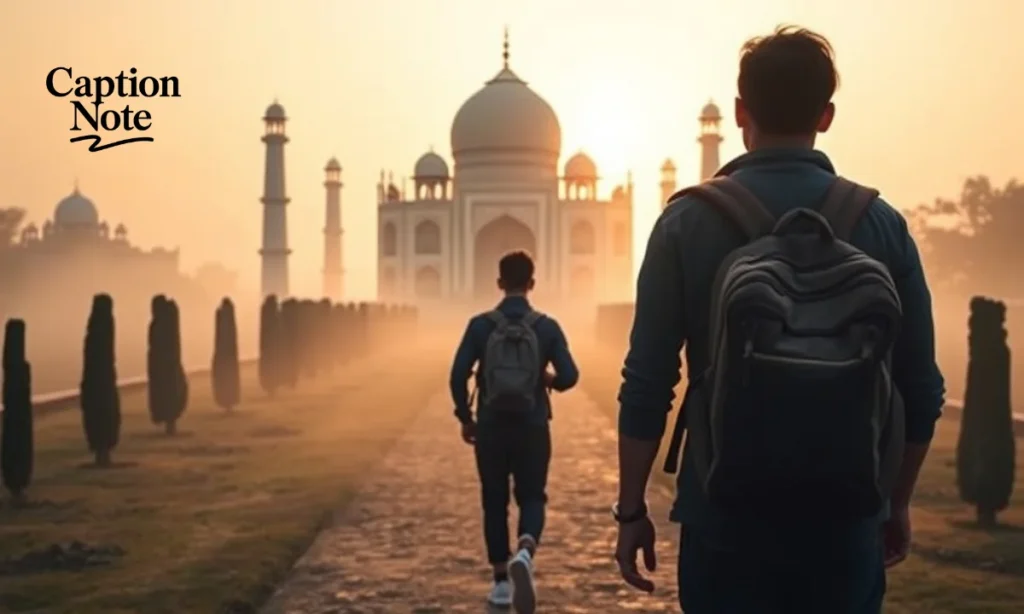 Taj Mahal Travel Instagram Captions