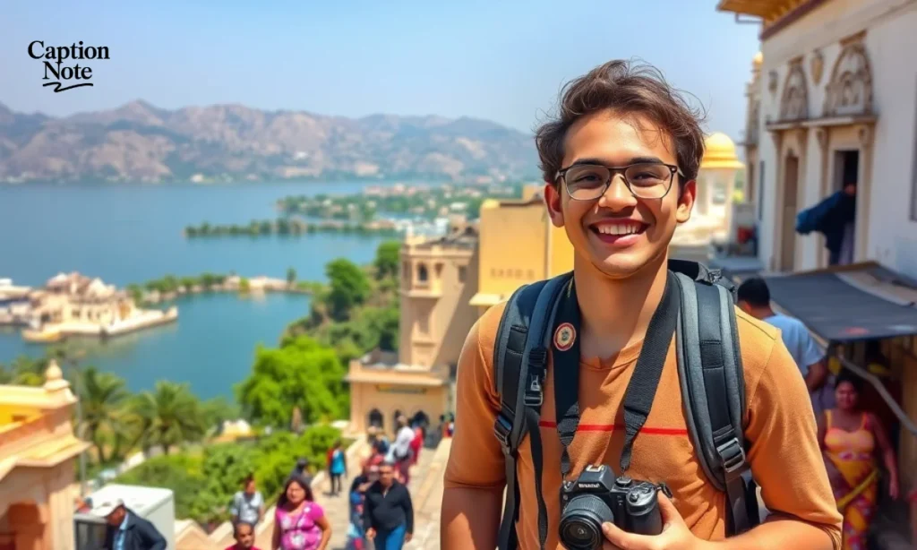 Travel & Adventure in Udaipur Captions