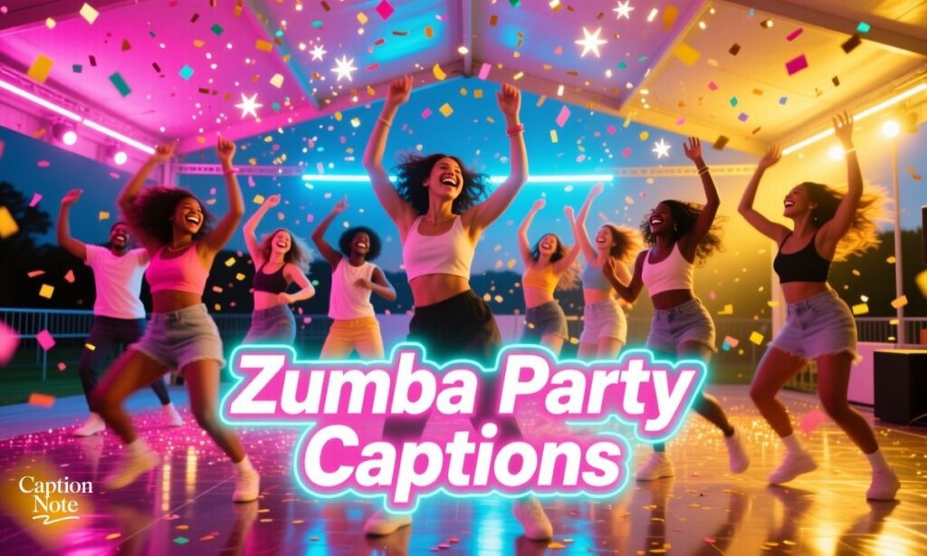 Zumba Party Captions
