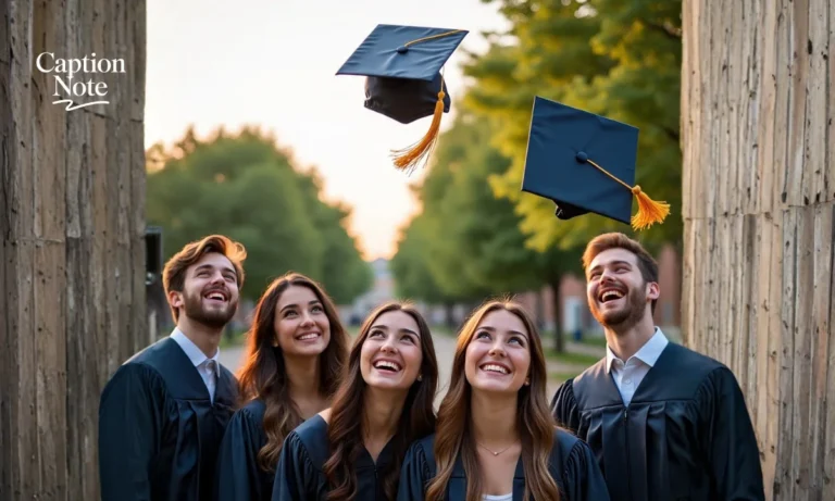 Best 270+ Short Captions for the Last Day of College