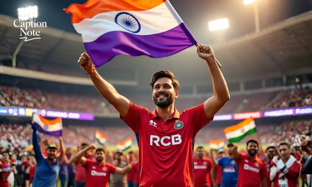 RCB Captions for Instagram in Hindi