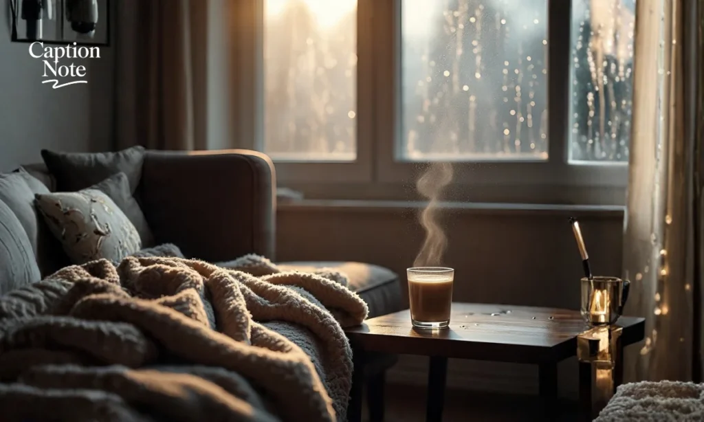 Cozy Rainy Day Captions