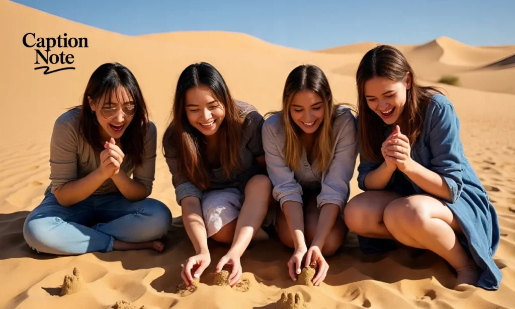 Desert Captions With Friends 