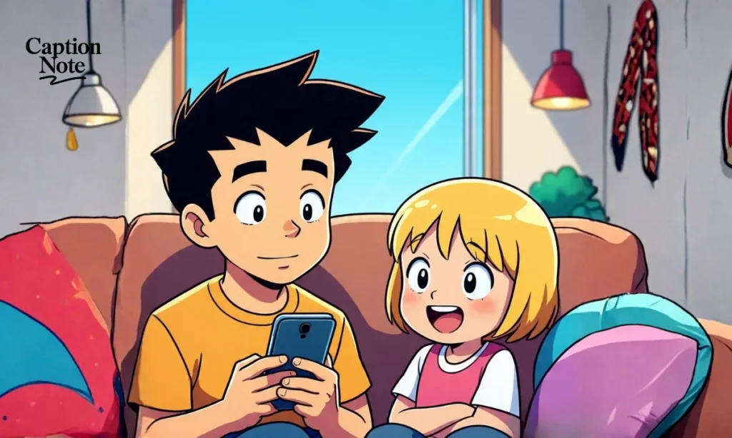 Dominant Text Message Captions