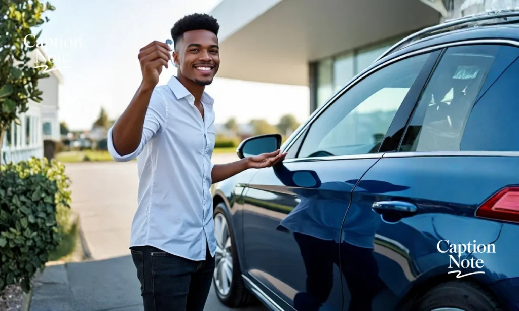 New Car Status Captions
