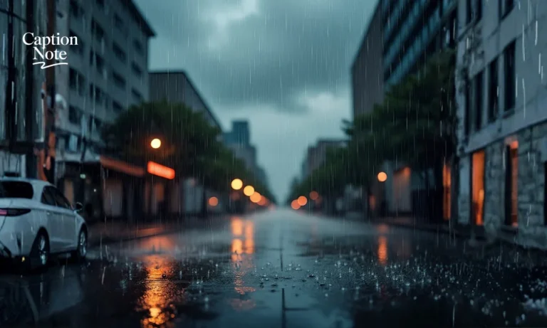 Rain Captions for Instagram Best Rain Quotes