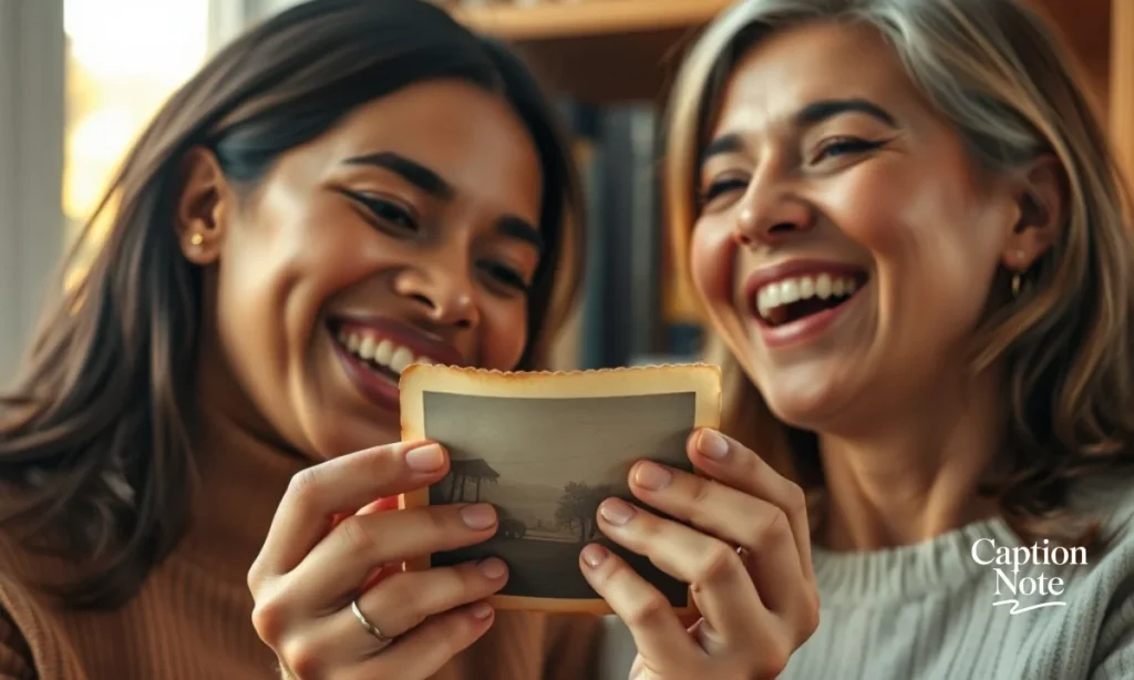 Reminiscing Captions About Friendship