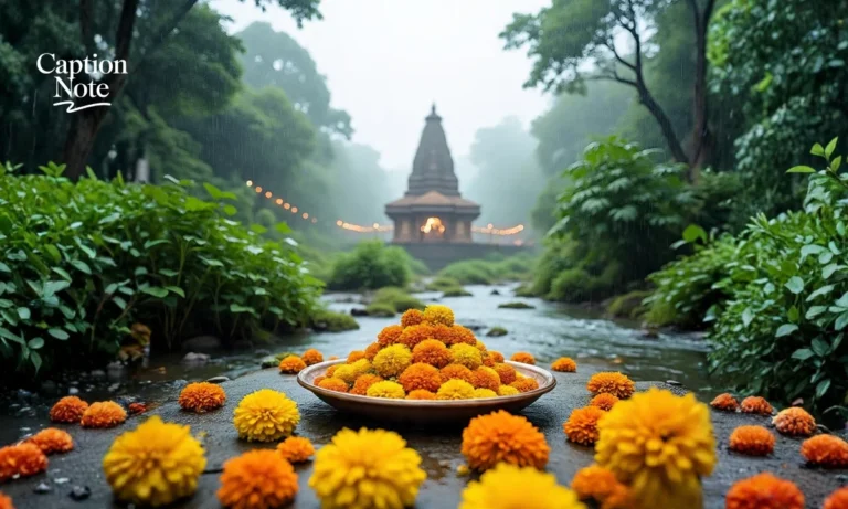 350 Sawan Captions for Instagram Pure Divine Vibes