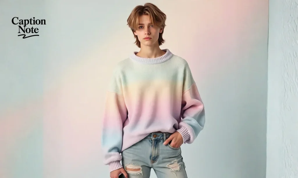 One-Word Aesthetic Captions with Emoji