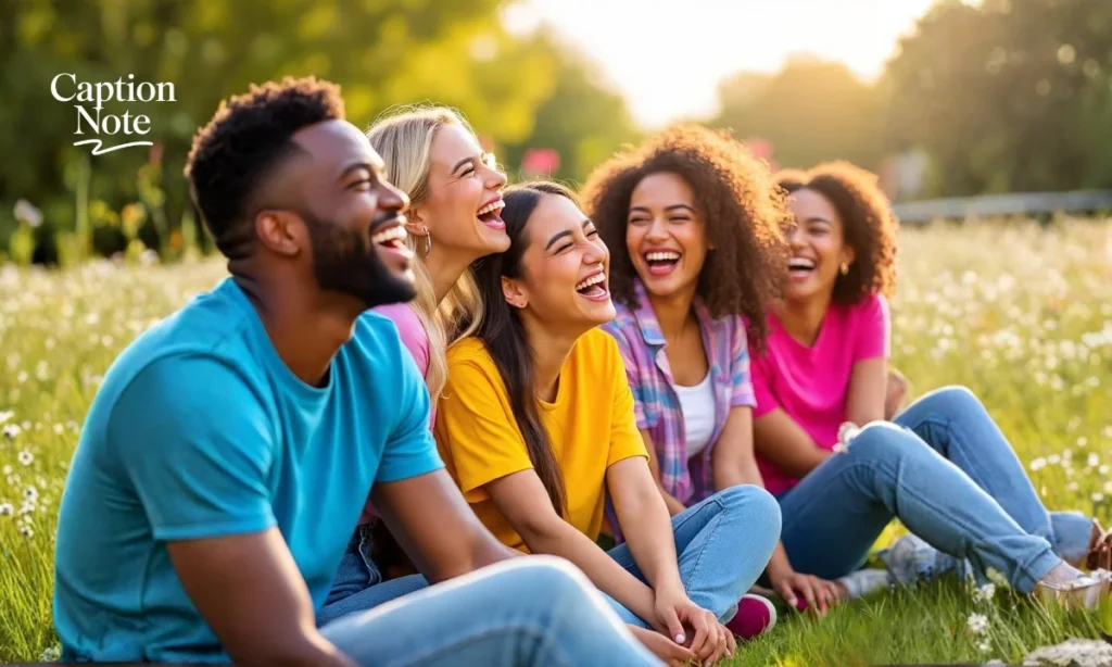 One-Word Captions for Friends