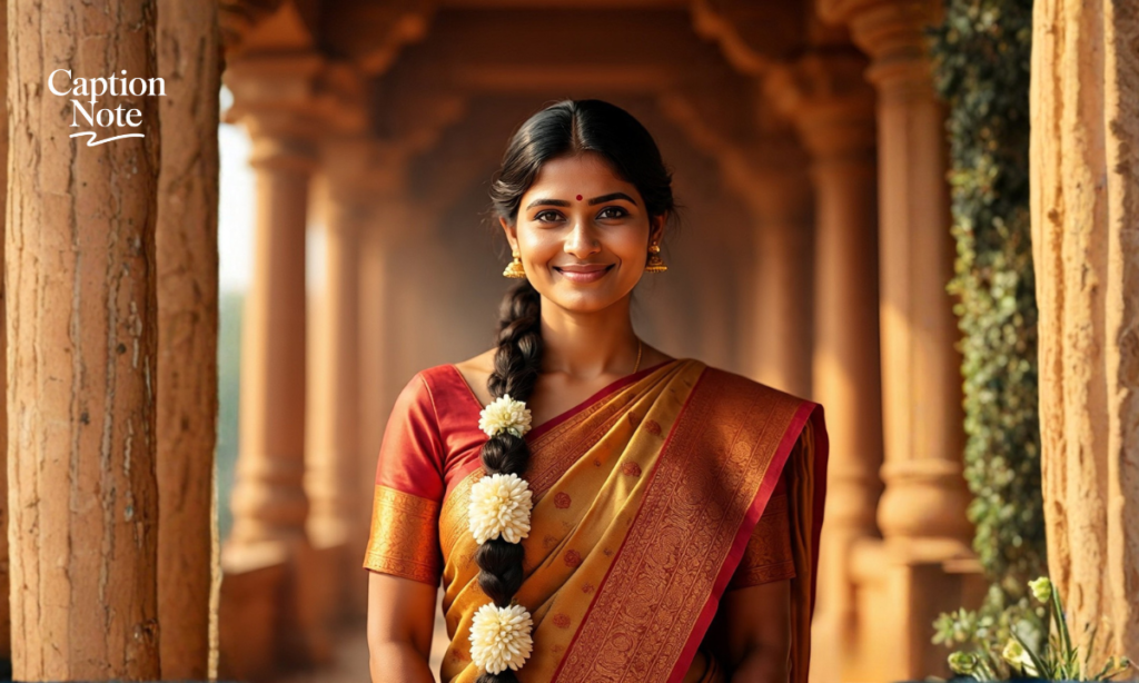 South Indian Gajra Captions 