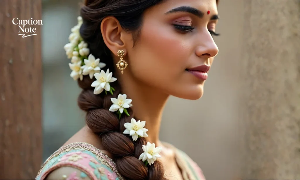 Traditional Gajra Captions for Instagram