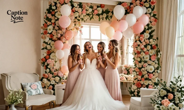 250 Short Captions for Bride-to-Be Friends She’ll Love