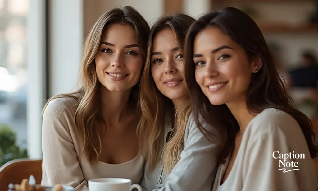 Aesthetic Trio Captions