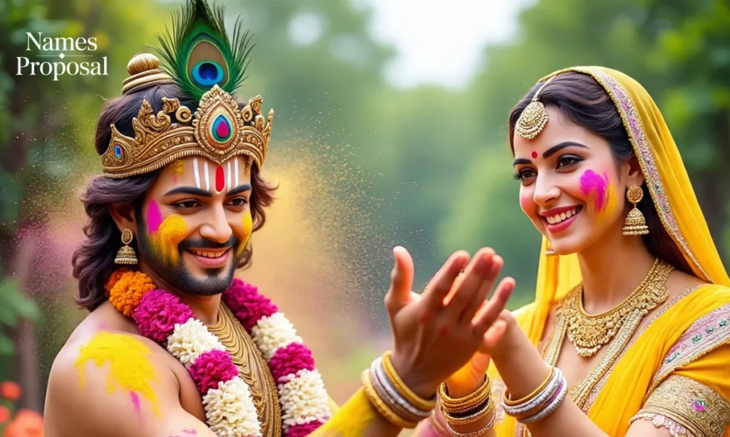 Beautiful Radha Krishna Love Quotes for Holi