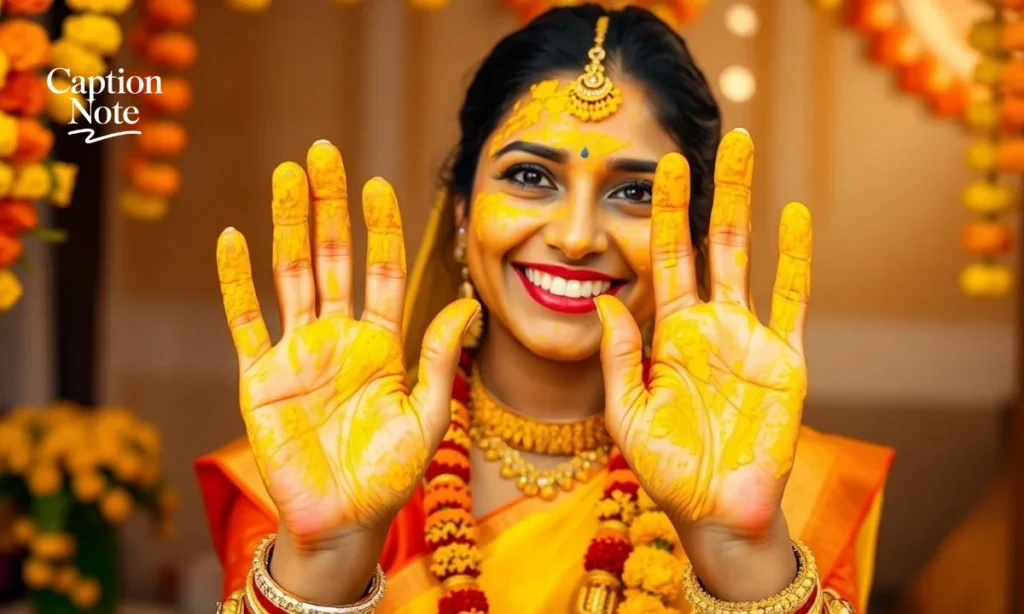 Best Haldi Ceremony Captions for Instagram