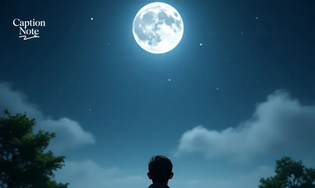 Full Moon Night Captions