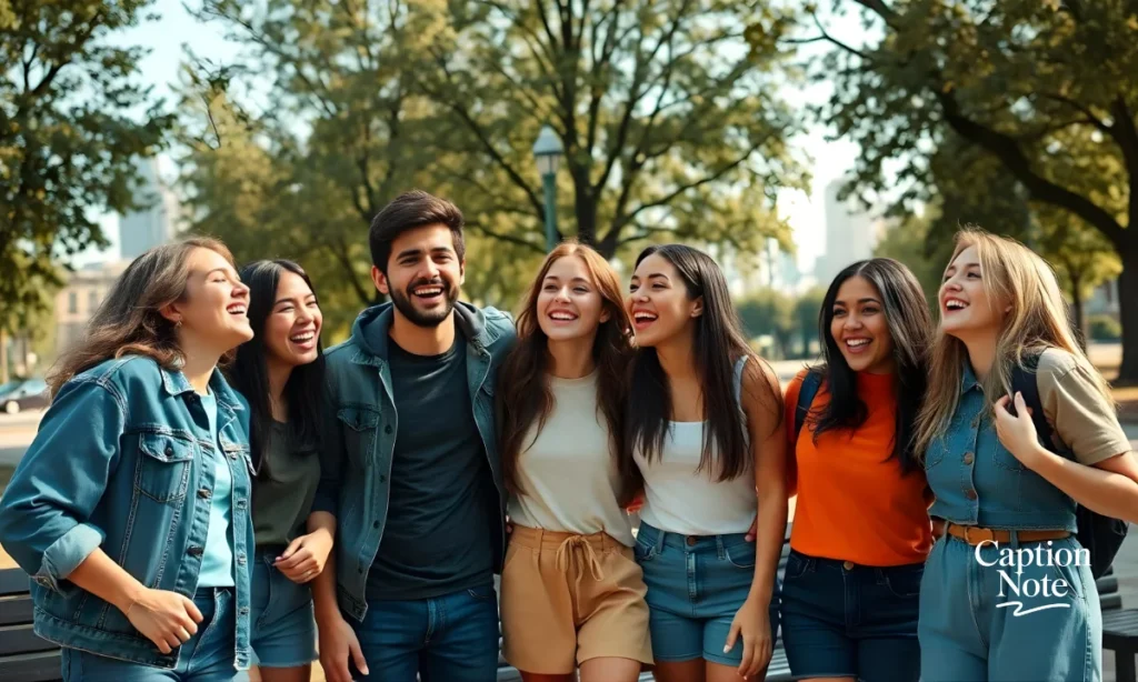 Rowdy Captions for Friend Moments