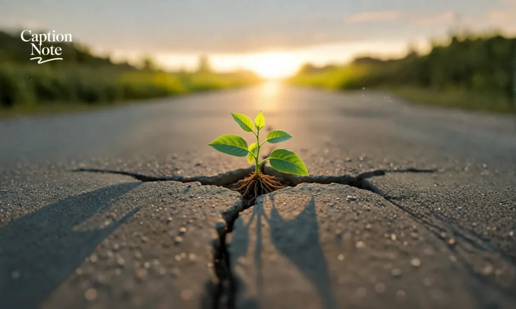 Strong One Word Captions About Growth and Change