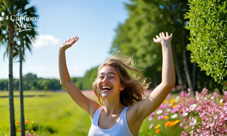 460+ Happy Mood Captions That Ignite Pure Joy and Sunshine