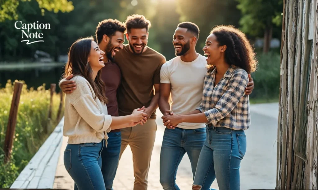 Good Mood Captions for Friends, Couples and Family