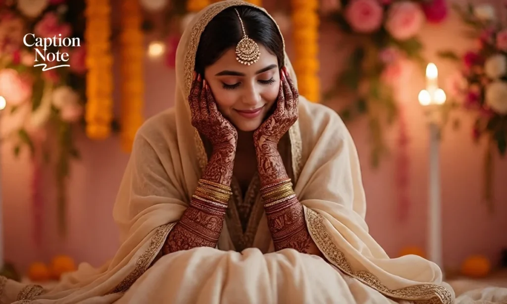 Poetic English Mehndi Captions